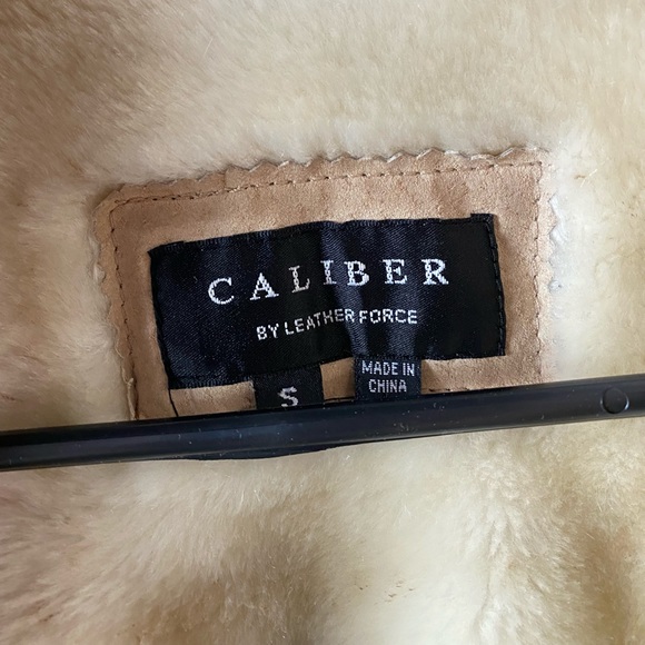 ✨CALIBER Leather Coat w Fur Lining - Picture 2 of 6